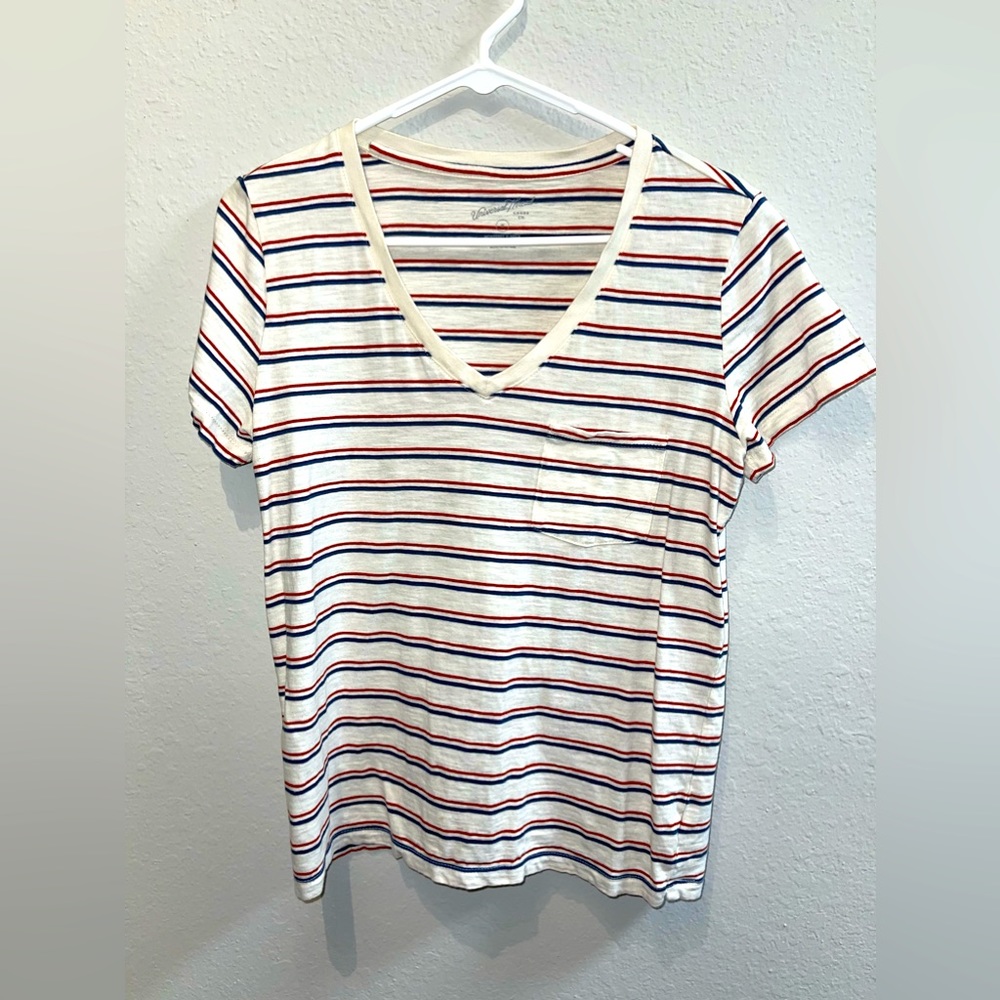Stripped Red & Blue T-Shirt